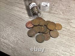 1-Roll -Indian Head Cents-Mix Dates-50 Coins-082223-0066