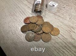 1-Roll -Indian Head Cents-Mix Dates-50 Coins-082223-0066