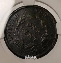 1808 1c Classic Head Large Cent Retained Internal Die Break NGC VF Z1285