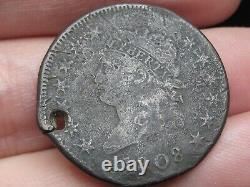 1808 Classic Head Large Cent Penny- VF Details