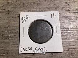 1808 Classic Head Large Cent U. S. Copper Coin-020524-0037