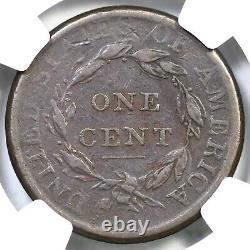 1808 S-278 R-3 NGC VF 20 Classic Head Large Cent Coin 1c