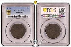 1812 1c Small Date Vf30 Pcgs Classic Head Large Cent
