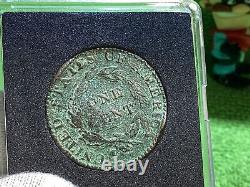 1821 Matron Head Lg Cent Leprechaun? Green Very Strong Under The Green
