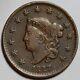 1827 Coronet Head Large Cent Us 1c Copper Penny Coin L7