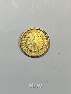 1851 Gold Liberty Head Dollar Very Pleasing Type 1 Au Details Scratched