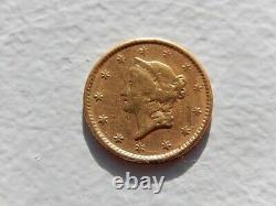 1853 $1 Liberty Head Gold Dollar