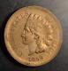 1859 Indian Head Cent Penny Coin Original Au K5551