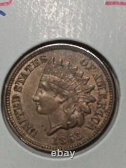 1863 INDIAN HEAD CENT MS Choice A/399