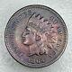 1864 Indian Head Cent Penny, L On Ribbon, Choice Au++ Exceptional Coin