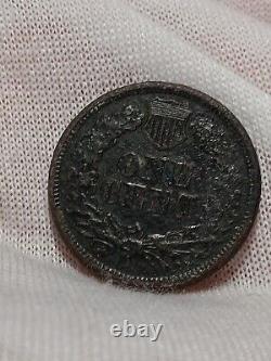 1864 Indian Head Penny BLACK BEAUTY STUNNING Unqiue Coin W Eye Appeal A/280