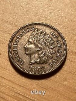 1868 Indian Head Cent AU As Shown! (#860)
