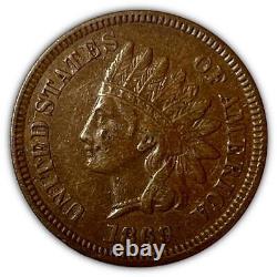 1869 Indian Head Cent Choice Extremely Fine XF/AU Coin #674