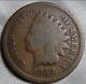 1869 Indian Head Cent/pennyrare Semi-key Date Coing-vg