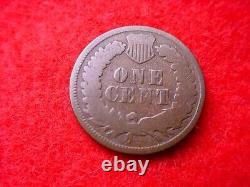 1872 Indian Head Cent Great Key Date Coin! #12