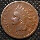 1872 Indian Head Cent With Some Headband Detail Showing