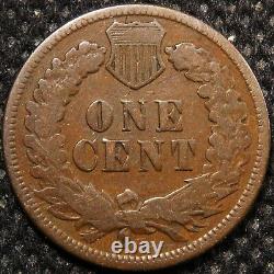 1872 Indian Head Cent with some headband detail showing