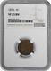 1876 Indian Cent Vf25bn Ngc
