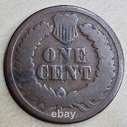 1877 Indian Head Cent Penny Good G Or About Good Key Date Minor Scratch