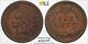 1878 1c Indian Head Cent Philadelphia Mint Km# 90a Pcgs Xf Details