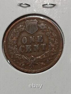1879 Indian Head Cent Red Brown With Purple Toning Stunning Eye Appeal