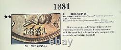 1881 Indian Head Cent AU Snow-6