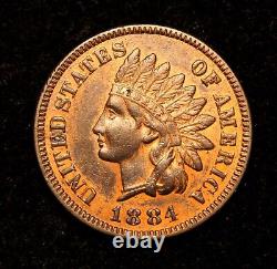 1884 Indian Head Cent AU++