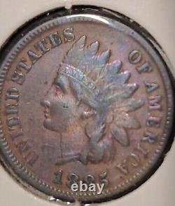 1885 Indian Head Cent, Rainbow Toning, A real nice 147 year old Beauty