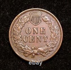 1889 Indian Head Cent Snow 1 Double Die Reverse