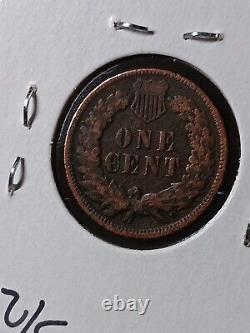 1897 Indian Head Cent 1 In The Neck Variety J/213