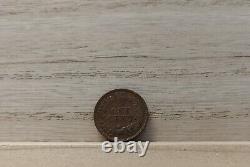 1898 Indian Head Penny US Coin Double Date & Die Crack Obverse
