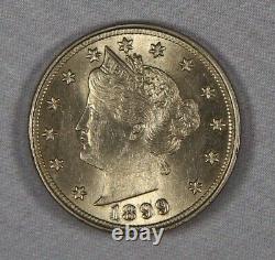 1899 US Liberty Head V Nickel 5 cents Coin 5c