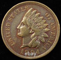 1904 1C Indian Head Cent RPD FS-301 S-10 BN