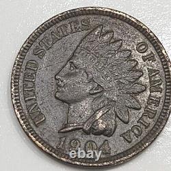 1904 Multi Struck/Off Center Indian Head Penny