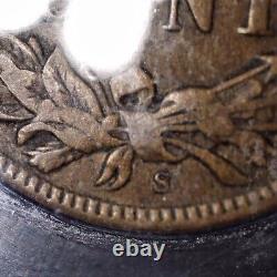 1908-S Indian Head Penny, ICG F15, Semi Key Date, Issue Free
