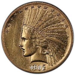 1915 $10 Gold Indian Head Eagle PCGS XF Detail Scratch US Mint Coin