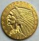 1926 $2.5 Indian Head Gold Coin, Uncertified