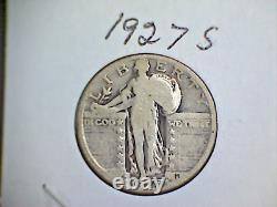 1927 S Silver Standing Liberty Head Quarter