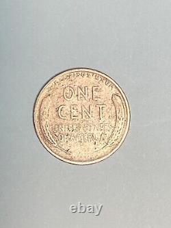 1941-S Lincoln Wheat Cent Circulated Very Fine Coin Rim Error L (Liberty)