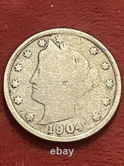 (2) 1903 And 1904 Liberty Head V Nickel