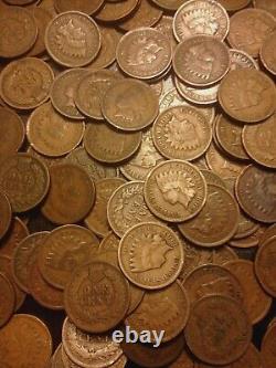 40x Indian Head Cents Lot? Penny Estate Sale 1859-1909? Some 1800s RARE