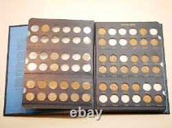 ALMOST FULL CENTS ALBUM 1909 1995 coins with(55 PM DD) & 2 Indian head Pennies
