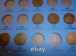 Flying Eagle Indian Head Cent Collection A11-I-36 1857 to 1909 series 36 coins