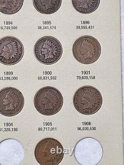 Flying Eagle Indian Head Penny Cent Coin Collection (1857 to 1909) 31 coins