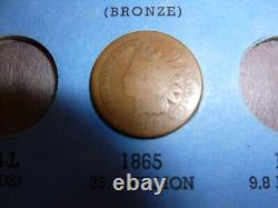 Flying Eagle Indian Head Penny Cent Coin Collection #O-6-30 1857 to 1909