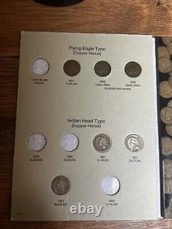 Flying Eagle and Indian Head Cent 1857-1909 Not Complete Collection