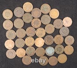 Huge Lot of 337 Qty 1900's Indian Head Cents All Cull and Better Conditions