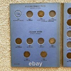 Indian Head Cent 40 Coin Beginner Penny Collection Whitman Folder 1859 thru 1909