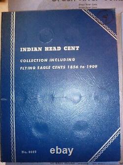 Indian Head Penny Cent Collection F6-30-I 1859 to 1909 series 30 coins