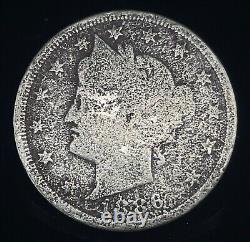 Key Date 1886 Liberty Head Nickel 5c US Coin Circulated